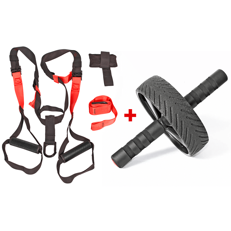 Kit Treino em Suspensão TRX + Roda