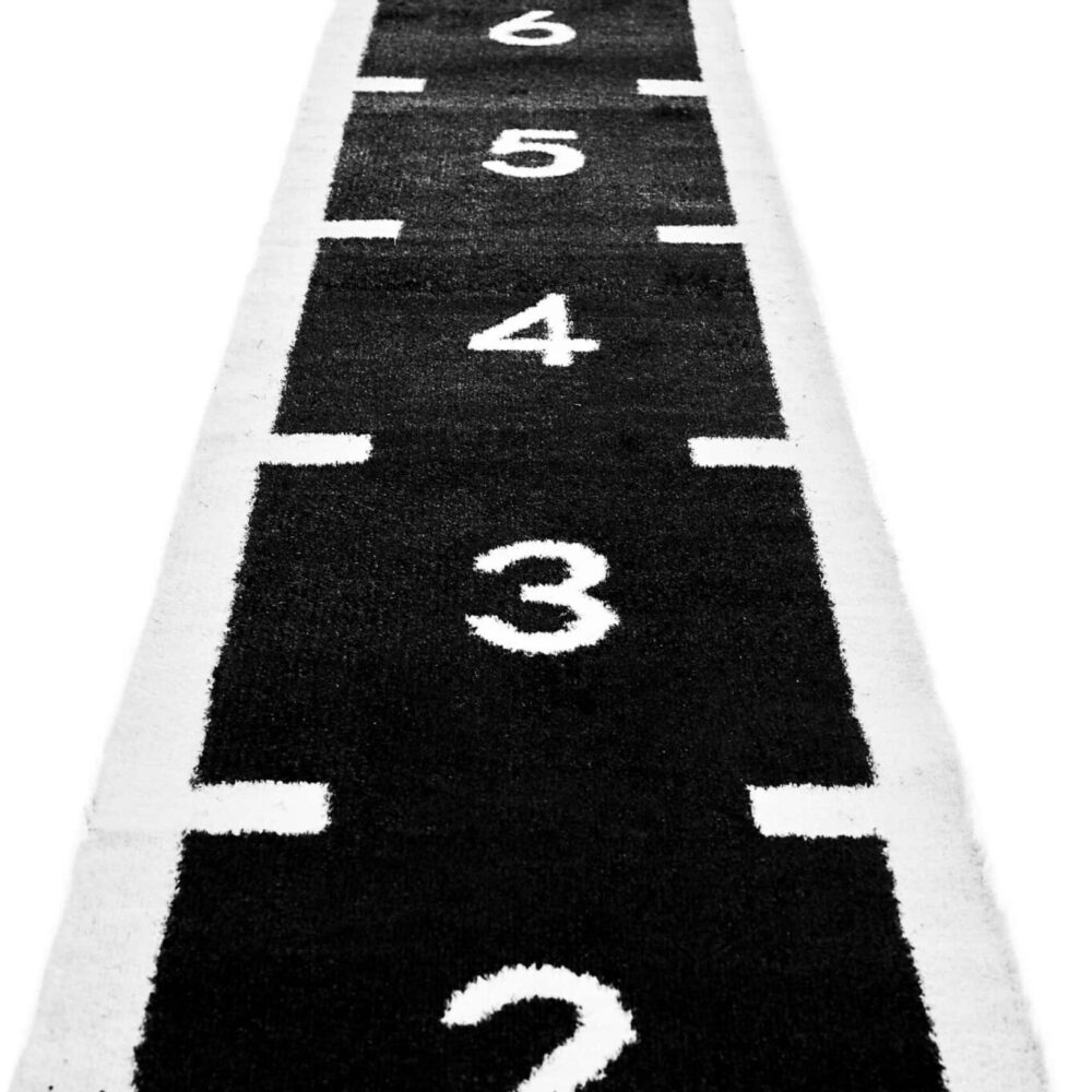 Relva Preta c/ Numeração (rolo 1×10 m) – piso funcional para ginásio & treino - Image 3