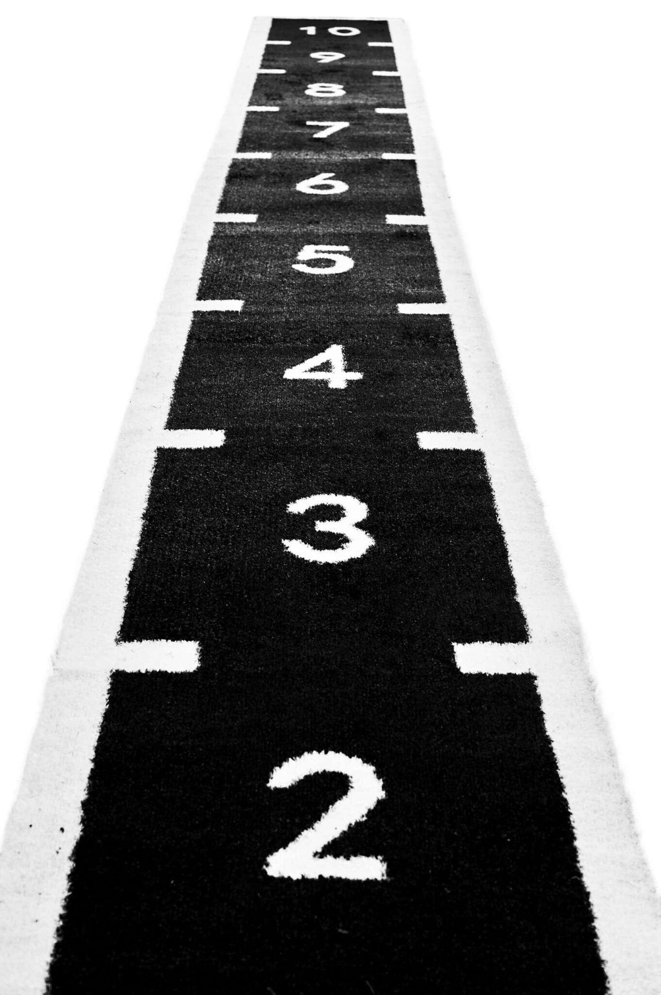 Relva Preta c/ Numeração (rolo 1×10 m) – piso funcional para ginásio & treino - Image 3