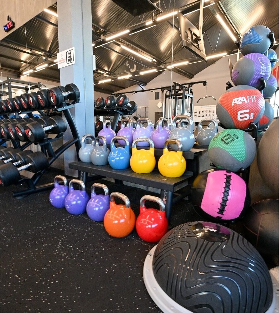 kettlebells